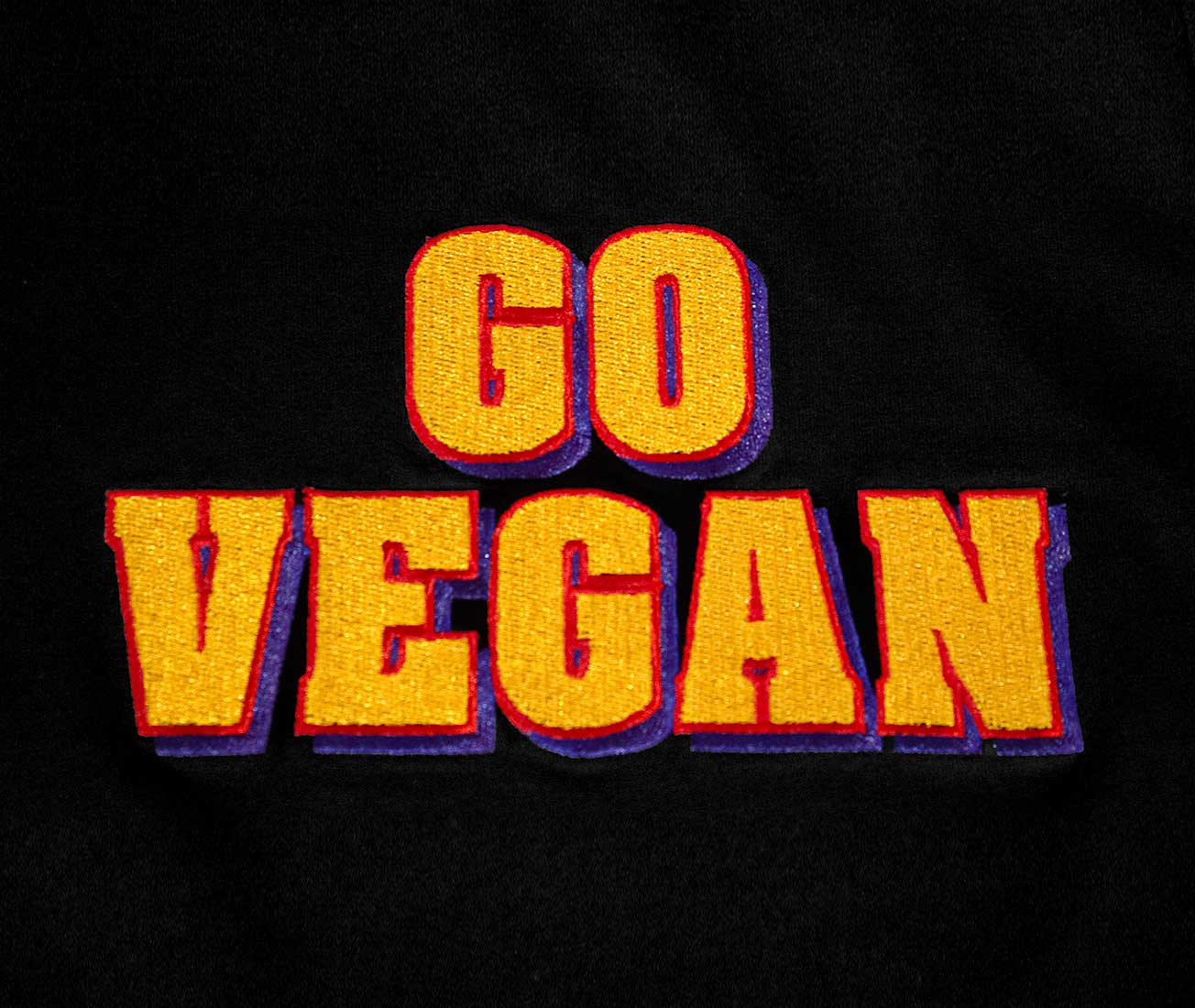 Go Vegan- Racerback Tank Top in Black